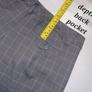 Lady Hagen Gray Plaid Cropped Pants